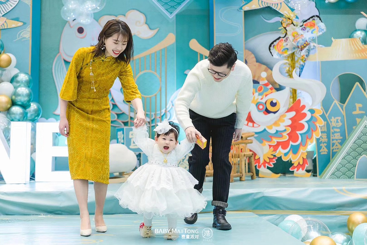 新中式薄荷绿| 锦鲤宝贝周岁宴