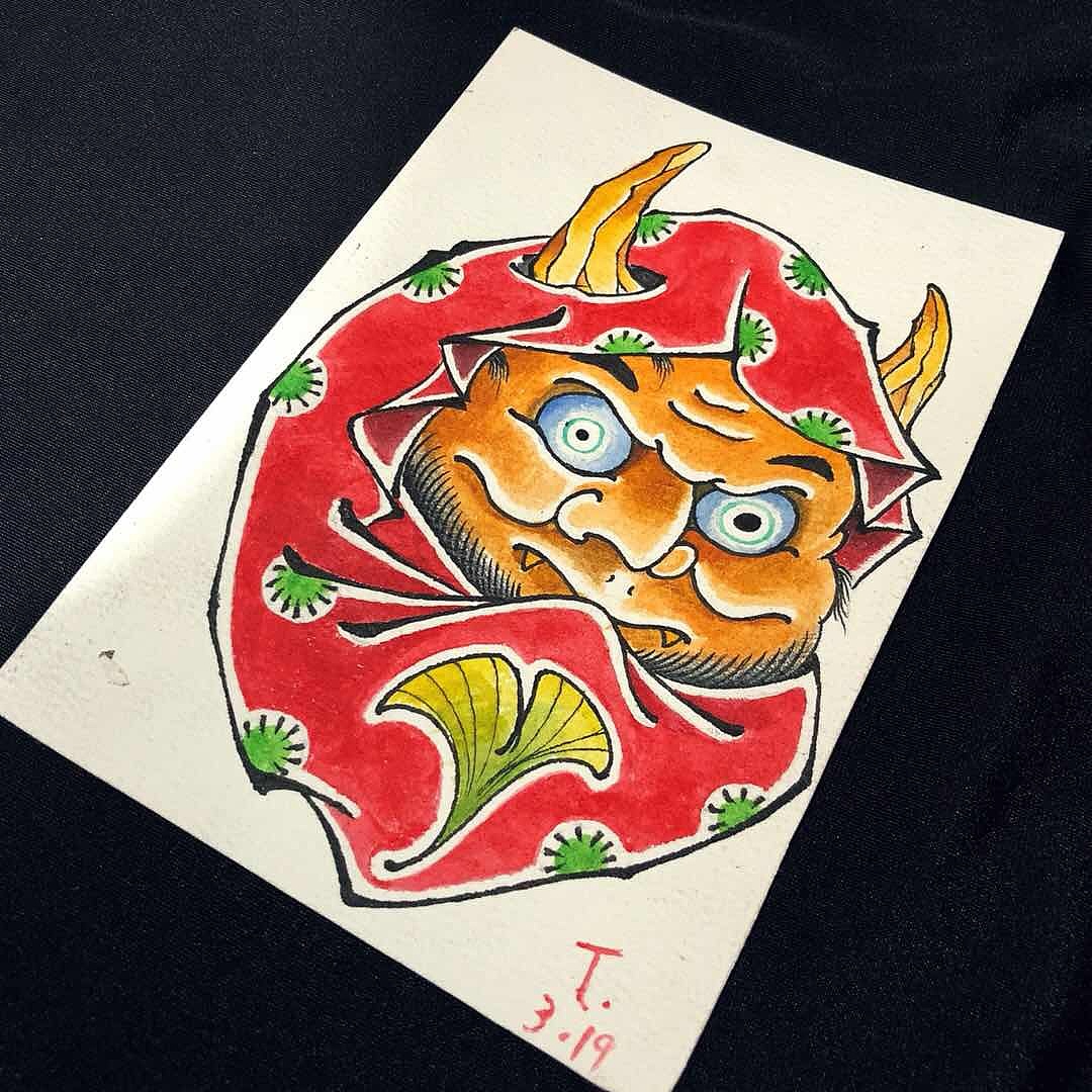 店内纹身师特价手稿