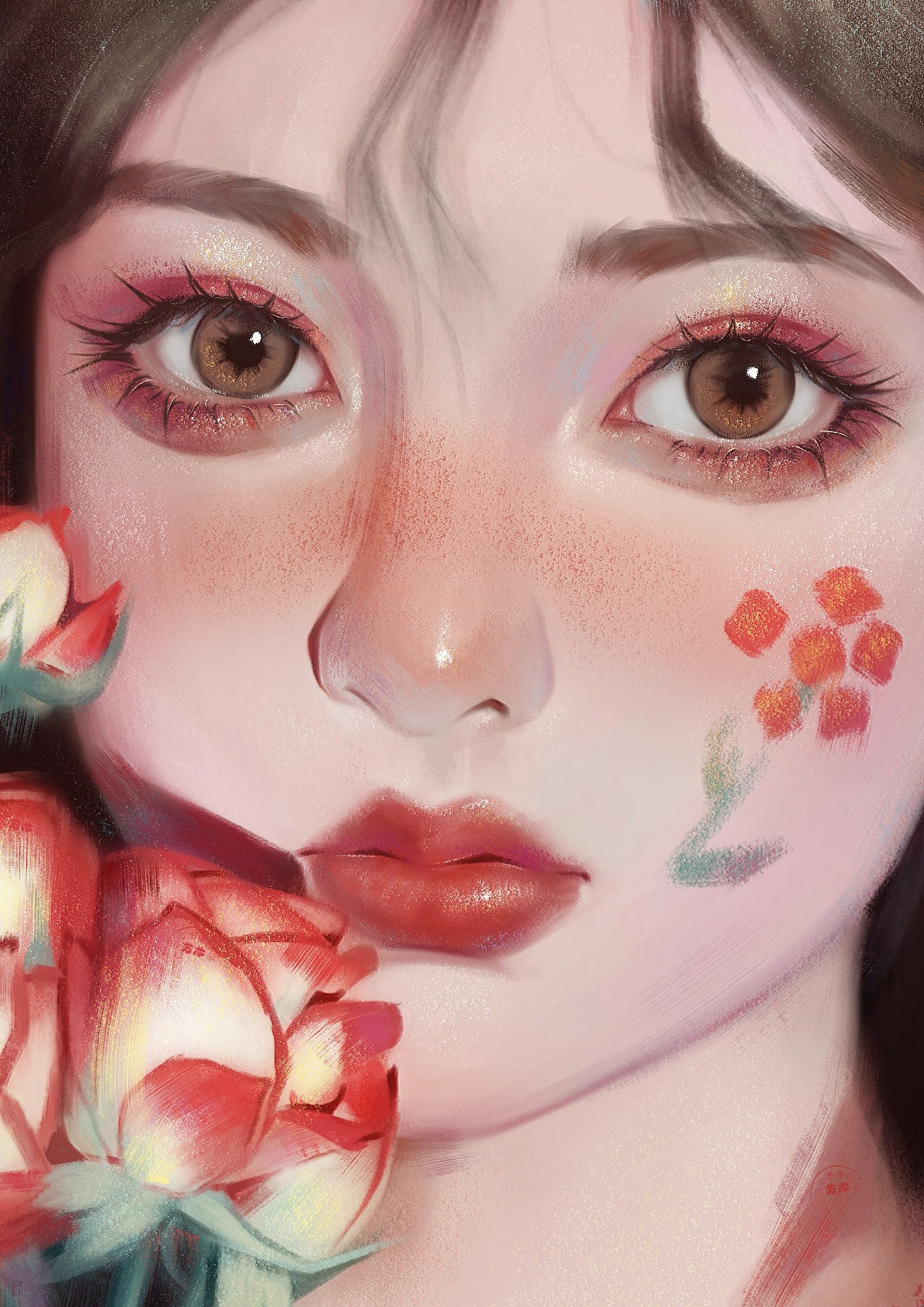 美女头像（图ZMjgzMDIzODUy） - 艺术插画 - 站酷设计师小小芜芯子原创素材 - 站酷ZCOOL