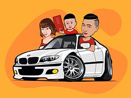 改装车插画·汽车插画/Auto illustration