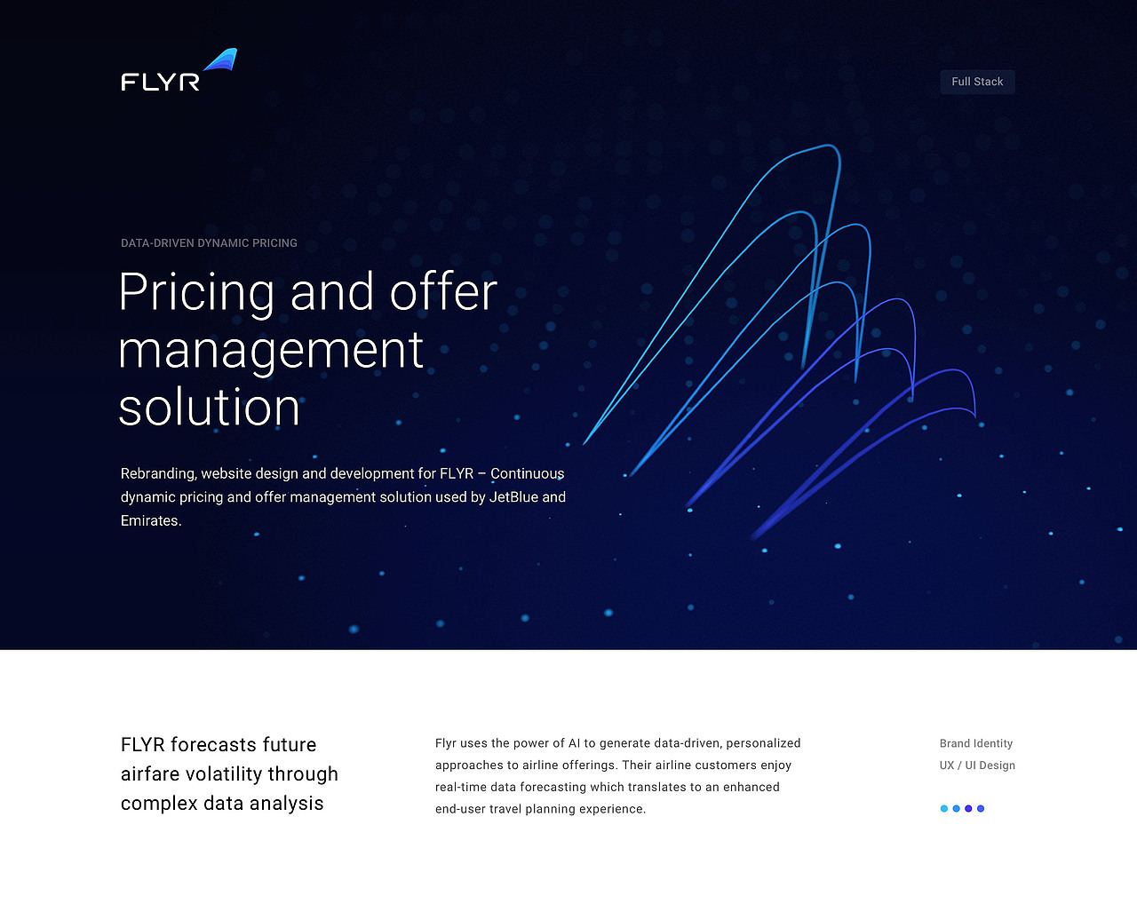 Flyr視覺識別和行銷網站