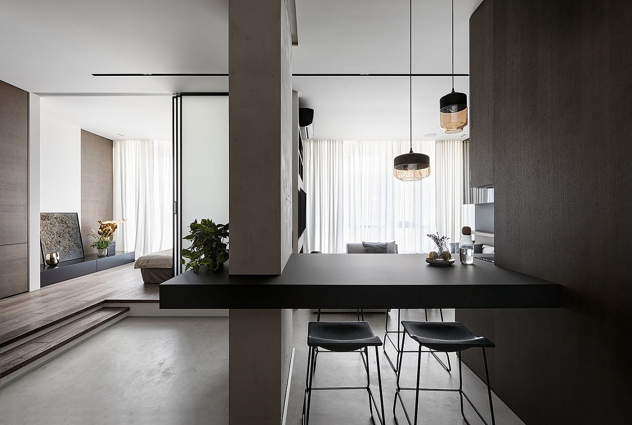 简单的木色公寓，却让人觉得很温暖！（图ZMjQwODM2Mzg0） - 家装设计 - 站酷设计师洪丹丹123and原创素材 - 站酷ZCOOL