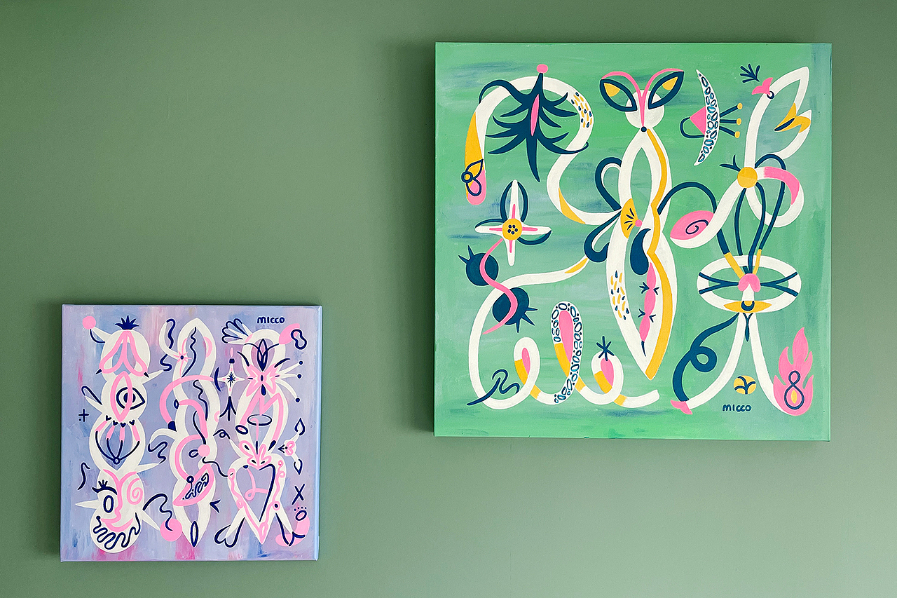 布面丙烯画丨星云在我心中碰撞（图ZMjY4MTMzMDky） - 绘画 - 站酷设计师曲小哼Micco原创素材 - 站酷ZCOOL