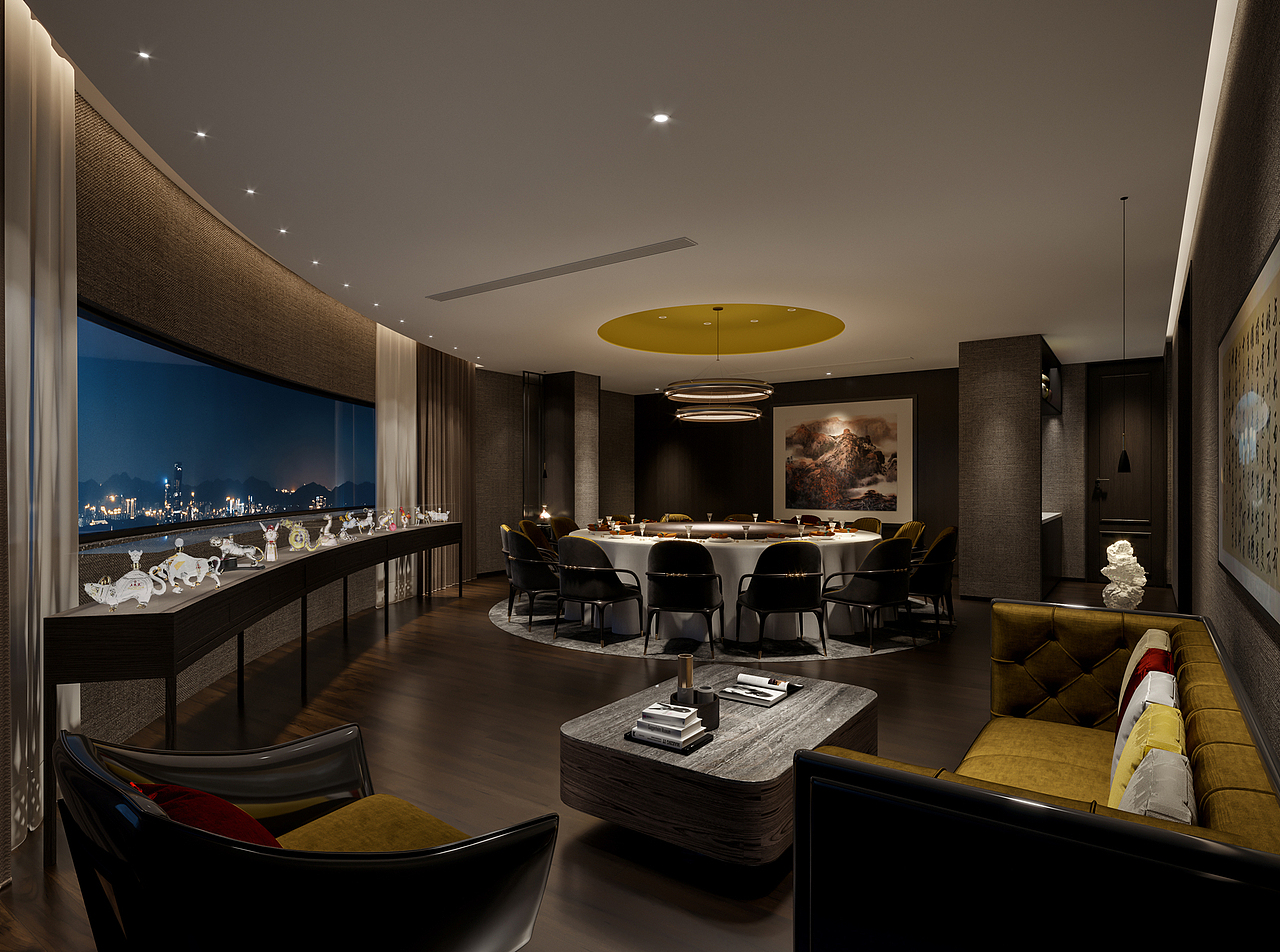 呈甄酒窖餐饮会所设计