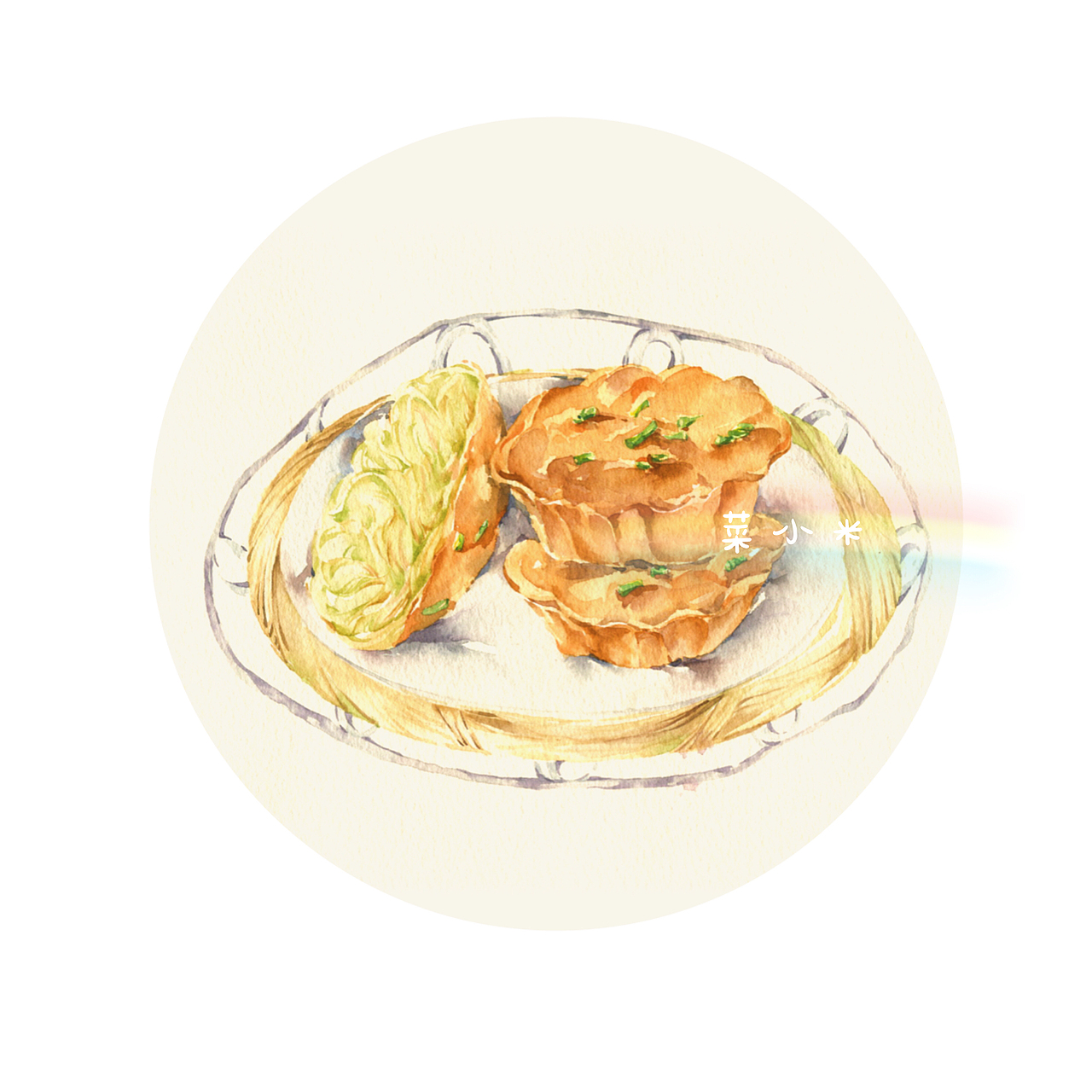 新场古镇水乡(水彩插画明信片已出版)