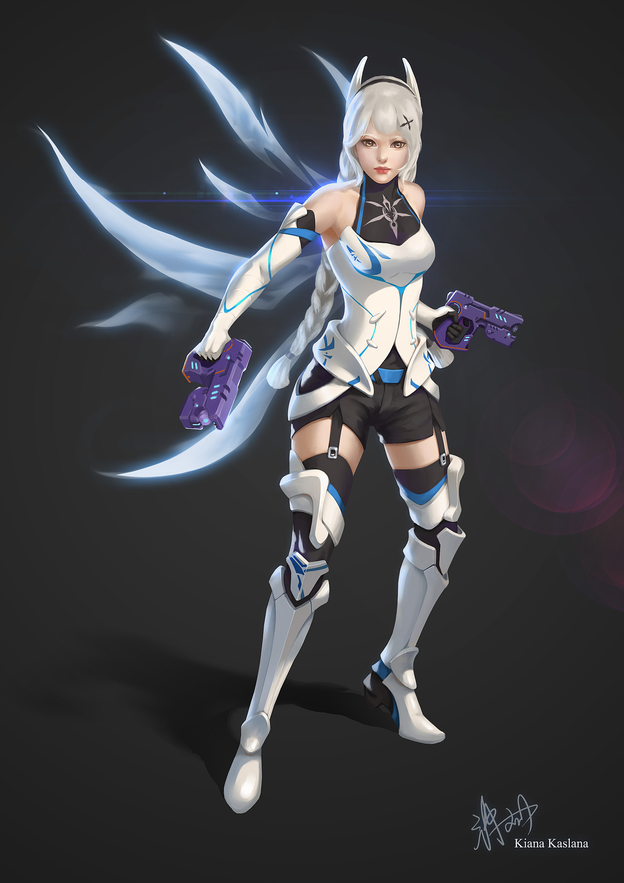 崩坏三同人_白骑士月光