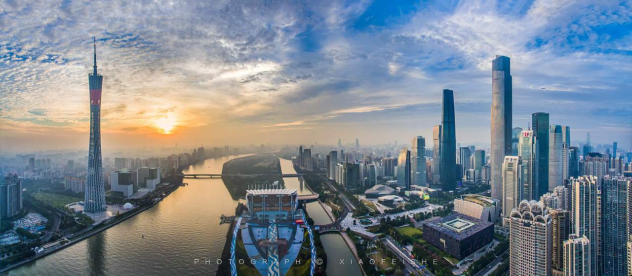 航拍广州（图ZNzUxOTI3NjA=） - 环境/建筑摄影 - 站酷设计师飞影传媒张飞鹏原创素材 - 站酷ZCOOL