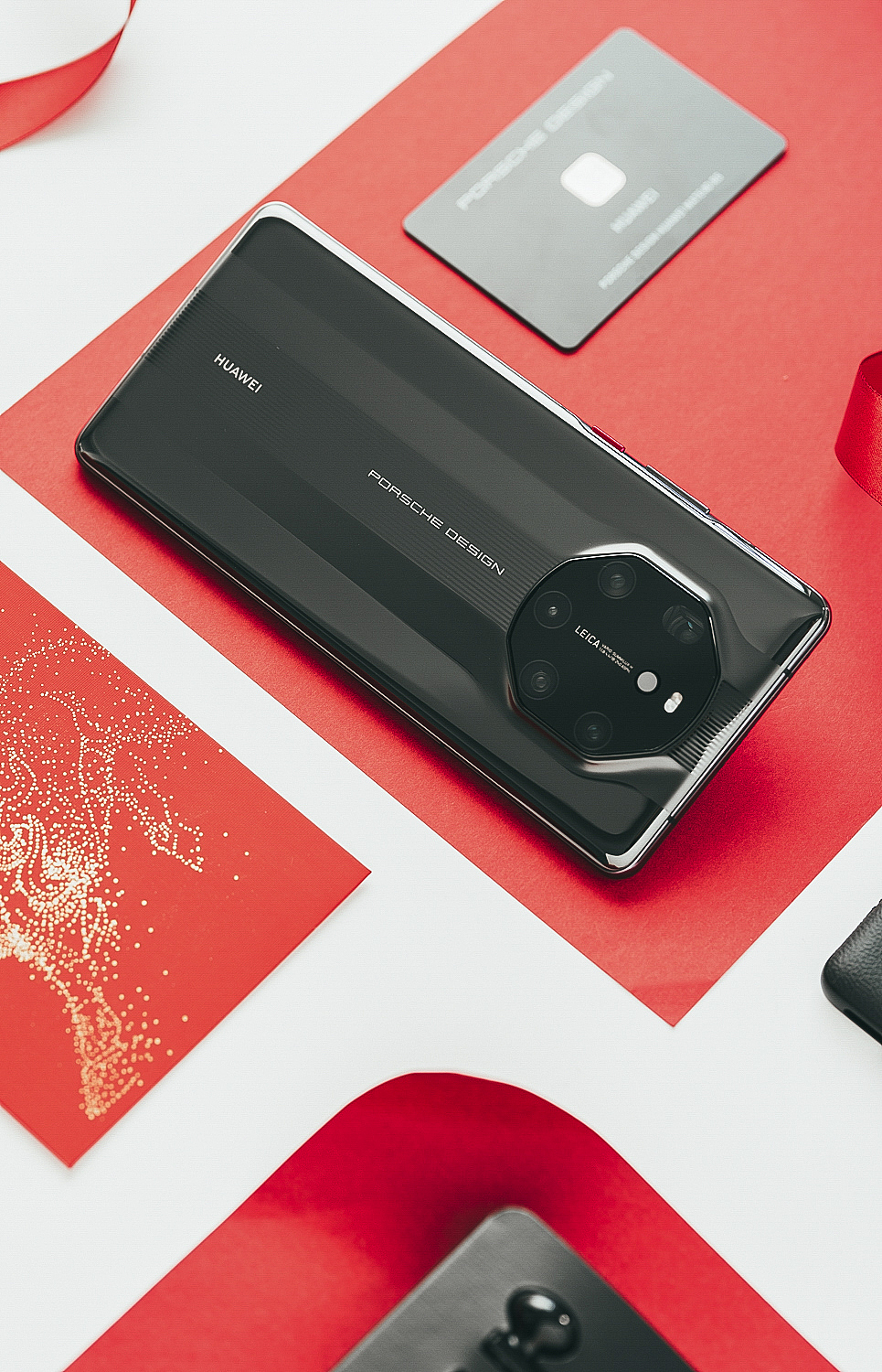 华为mate40 rs保时捷设计典藏版 新年红
