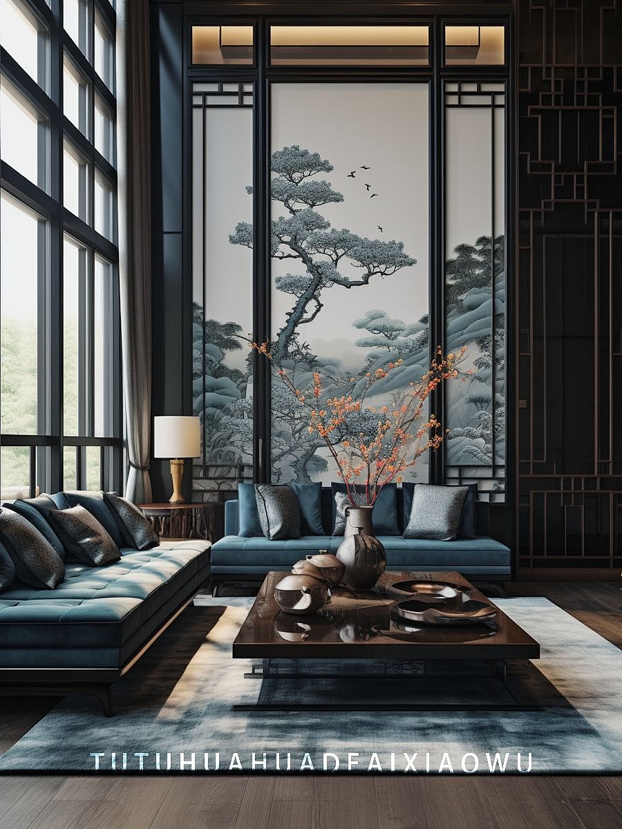 Mid journey|新中式家居设计
