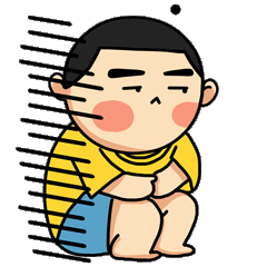 表情包粗眉毛的憨憨