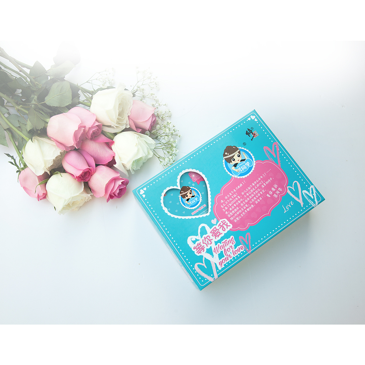 卫生巾礼盒 修正男同学（图ZMTM3MzUwMzA0） - 包装 - 站酷设计师MaryWu原创素材 - 站酷ZCOOL