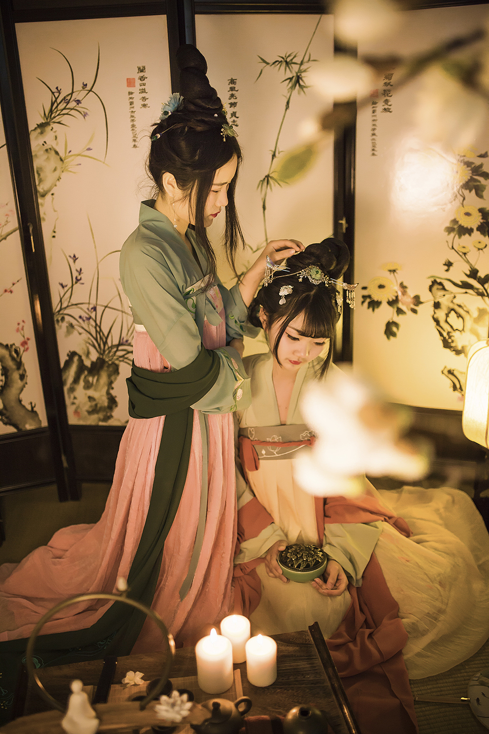 并蒂莲（图ZNzU4MTUxNDQ=） - 人像摄影 - 站酷设计师梁智敏原创素材 - 站酷ZCOOL