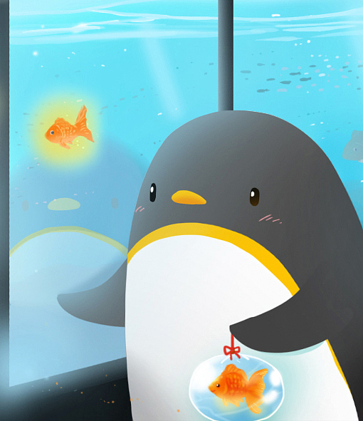 企鹅日记（图ZMzExMzAxNjQ=） - 商业插画 - 站酷设计师qa294446229原创素材 - 站酷ZCOOL