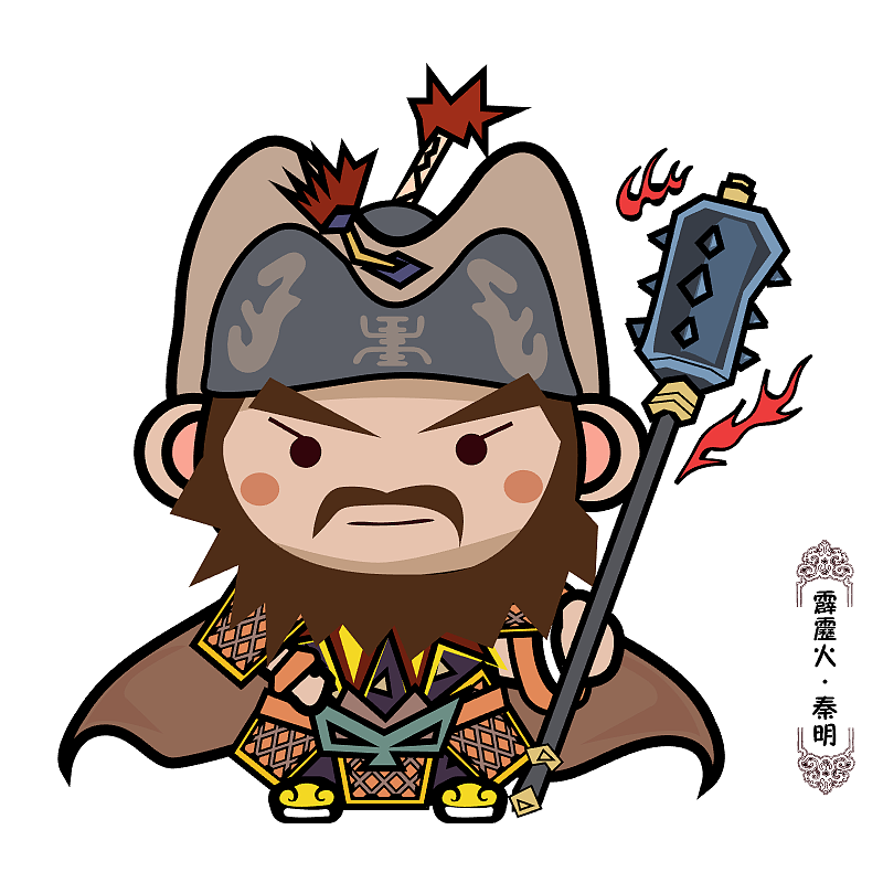水浒人物ai制作(持续更新中)-3|平面|ip形象|般若先生 - 原创作品