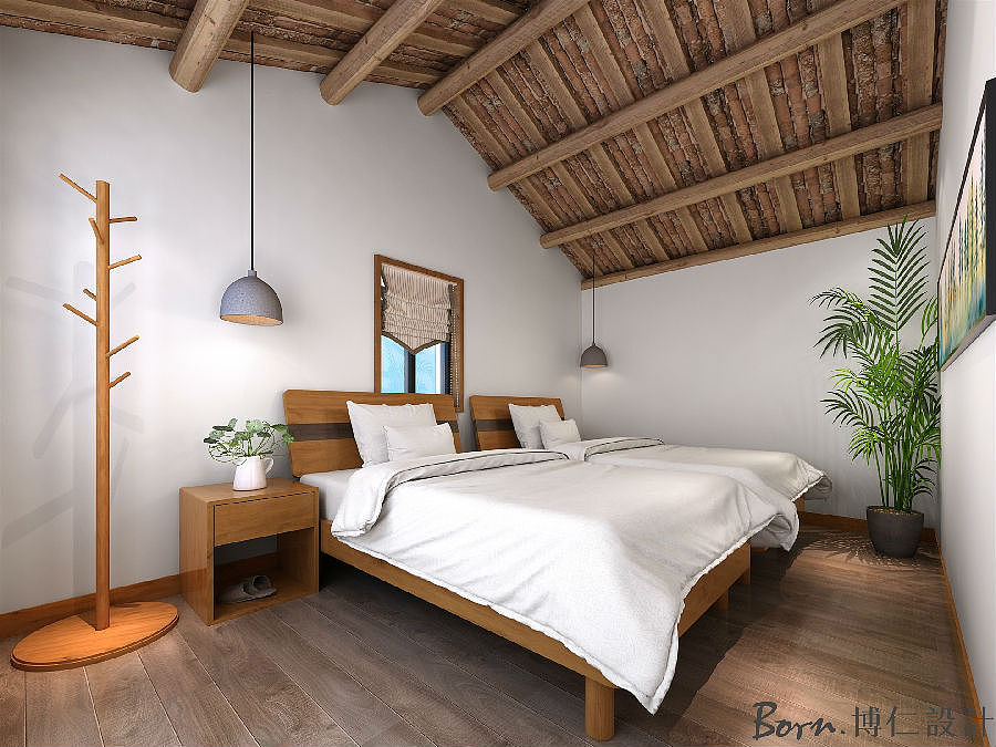 黄山民宿装修设计还原自然生活（图ZMTQzNTQyODk2） - 家装设计 - 站酷设计师上海博仁空间设计原创素材 - 站酷ZCOOL