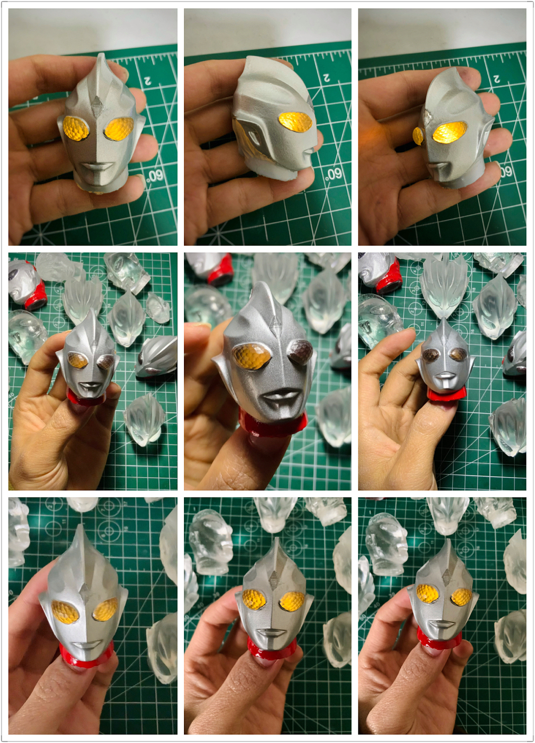 奥特曼发光头像制作