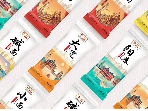 金龙鱼地道风味系列挂面包装设计