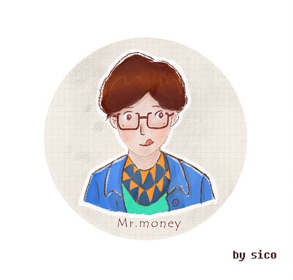 Mr.money-臨摹板繪一張（圖ZMTE4ODk2Nzg4） - 創(chuàng)作習(xí)作 - 站酷設(shè)計(jì)師sico醬醬原創(chuàng)素材 - 站酷ZCOOL
