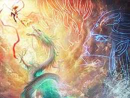 哪吒·魔童降世主題插畫