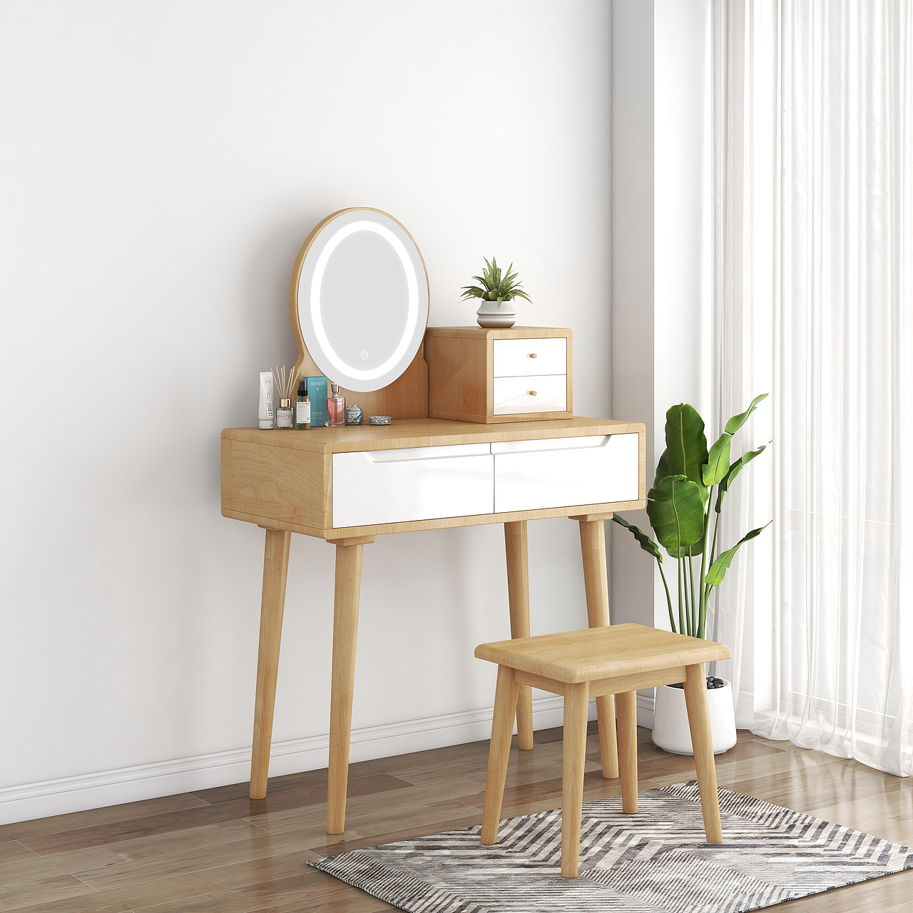 梳妆台3D建模渲染效果图设计