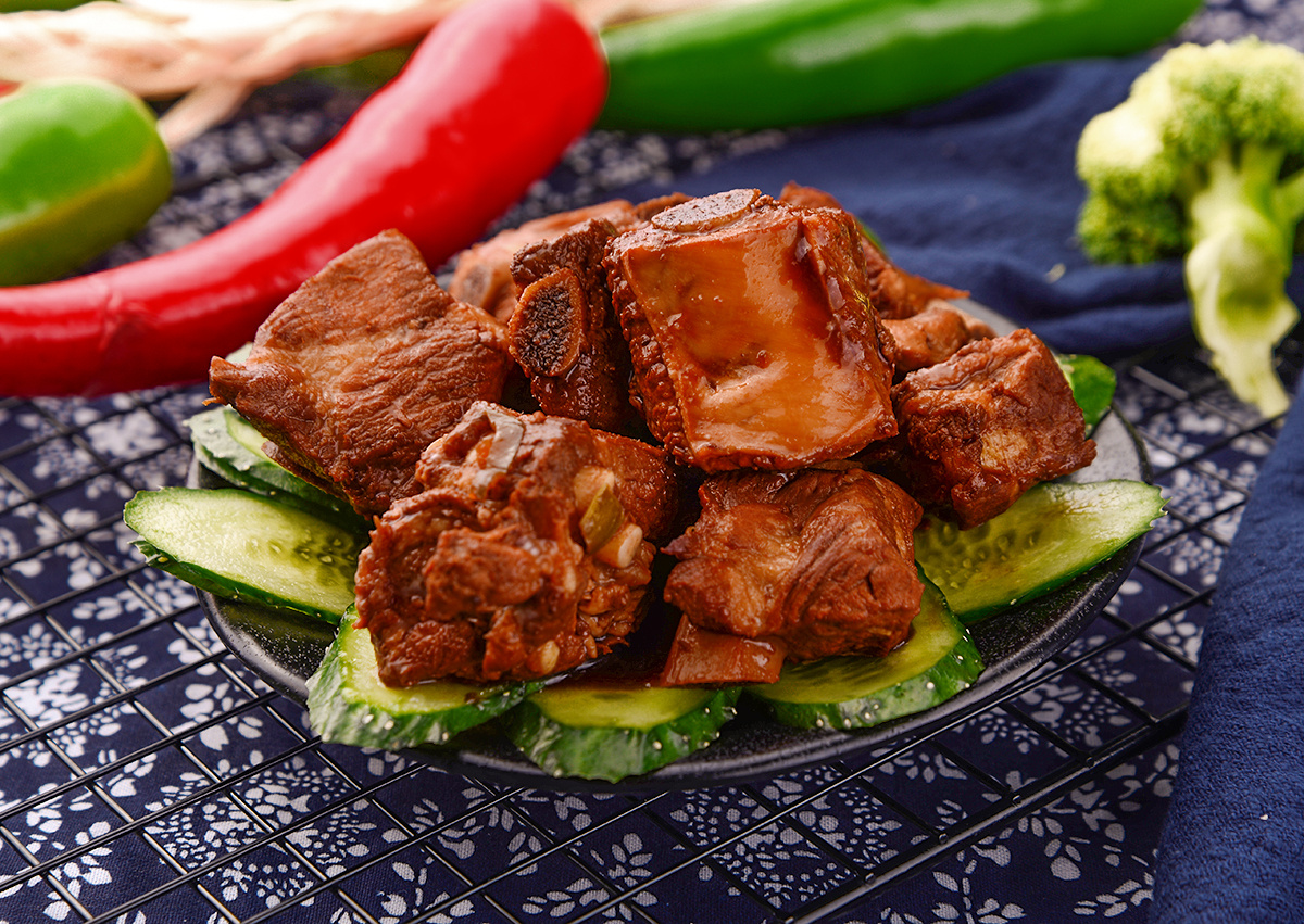 好吃不腻 猪排骨拍摄