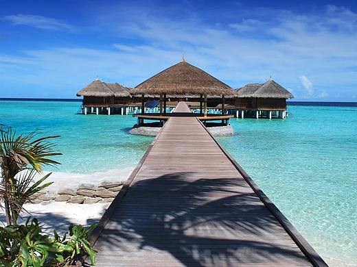 马尔代夫高清海岛风景动态壁纸