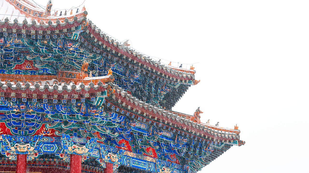 雪后红墙×沈阳故宫