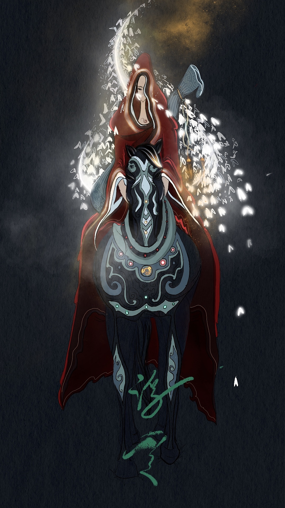 鬼神|插画|概念设定|seeksea_原创作品-站酷zcool