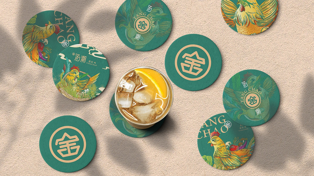 花万里设计·广东江门汤潮猪肚鸡VI赏析