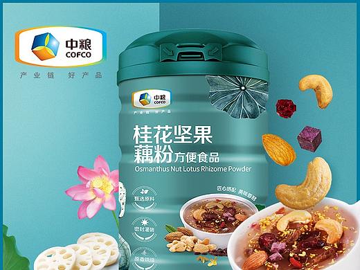 中粮桂花坚果藕粉详情制作