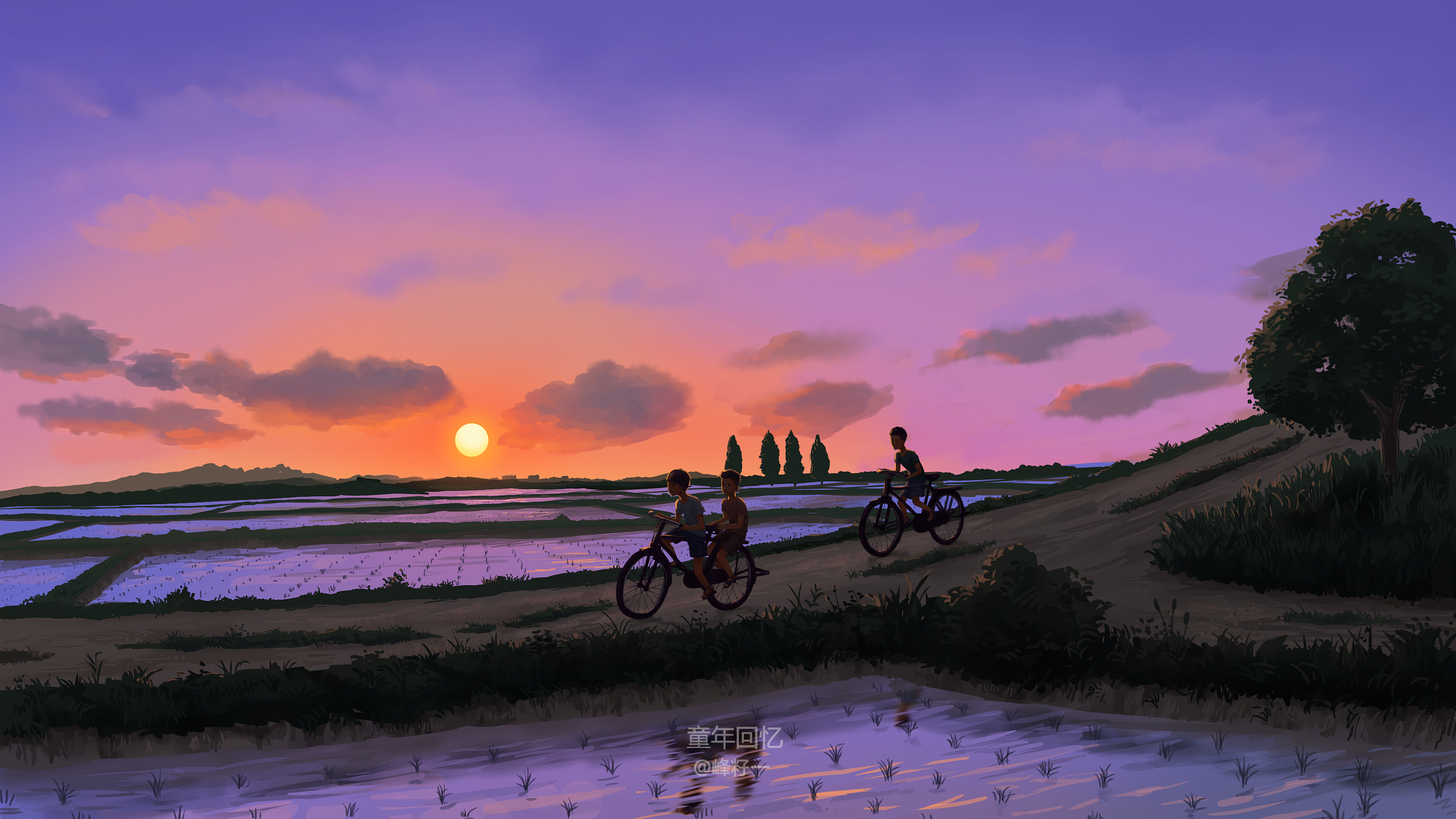 童年回忆 暑假|插画|插画习作|峰籽一 - 原创作品 - 站酷 (zcool)