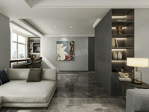 龙湖景粼玖序大平层装修图|天古装饰20周年庆家装盛宴