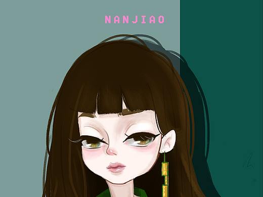 绿衣少女
