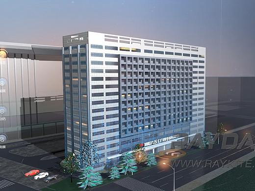 RayData  3D智慧建筑数据可视化DEMO