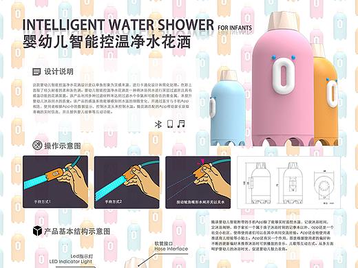儿童智能净水花洒（个人主页-ZNDc3MjI1Njg=） - 生活用品 - 站酷设计师ZHUOERM原创素材 - 站酷ZCOOL