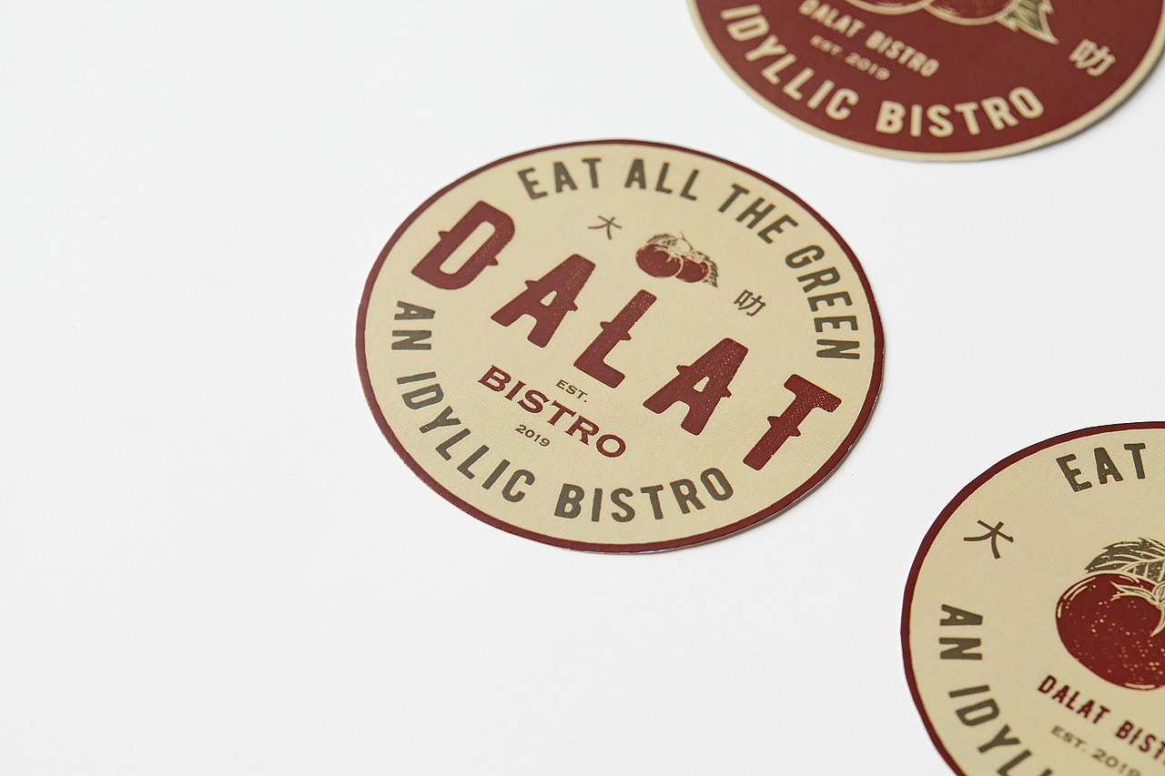 「 大叻 Dalat Bistro 」品牌设计（图ZMjYxNjY2ODg0） - 品牌 - 站酷设计师李白鹿啊原创素材 - 站酷ZCOOL
