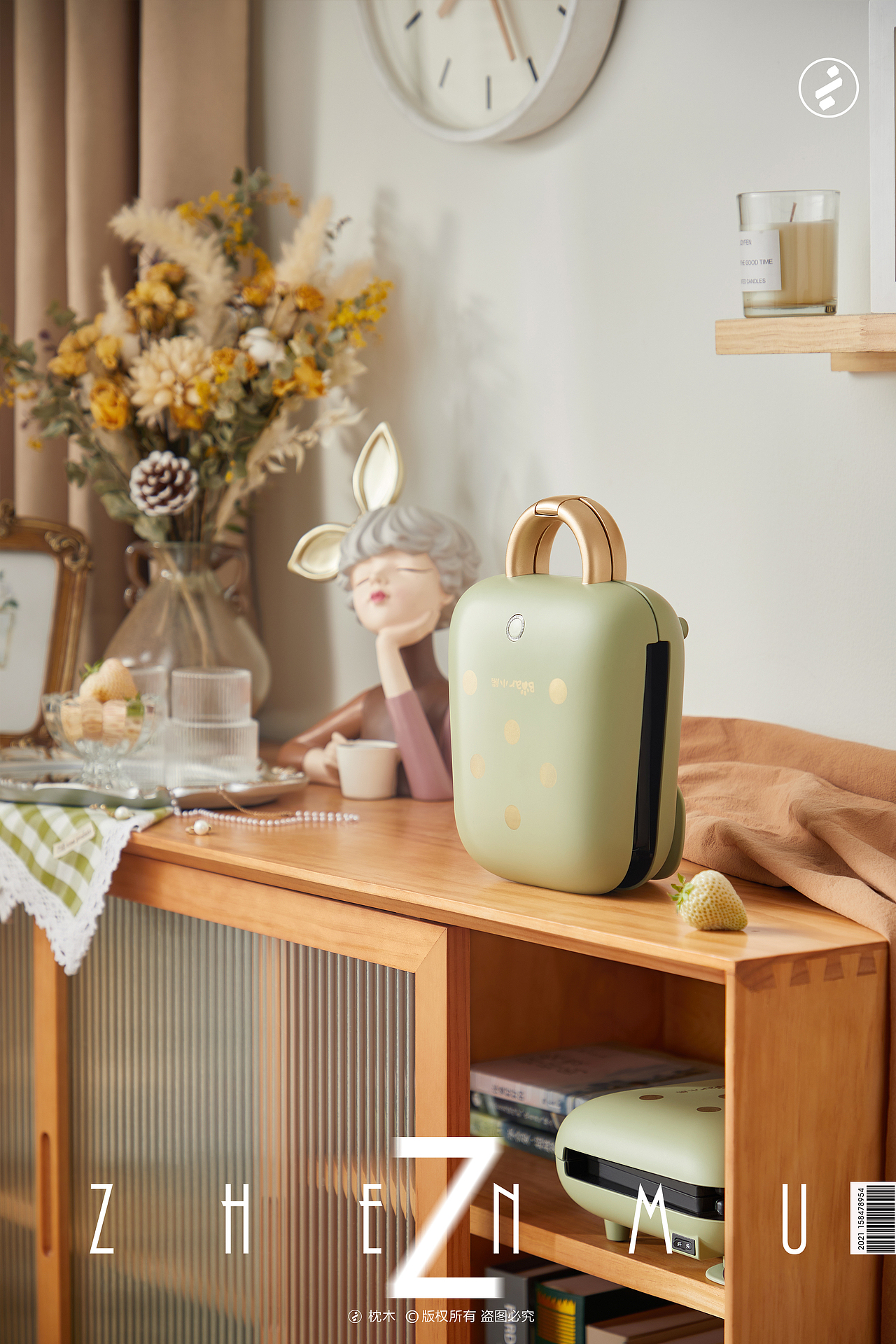 三文治机平面拍摄