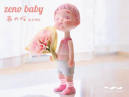 【物游|原创】zenobaby 春日限定版 潮流玩具 sofubi 