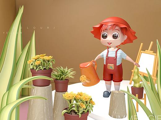 C4D人物建模