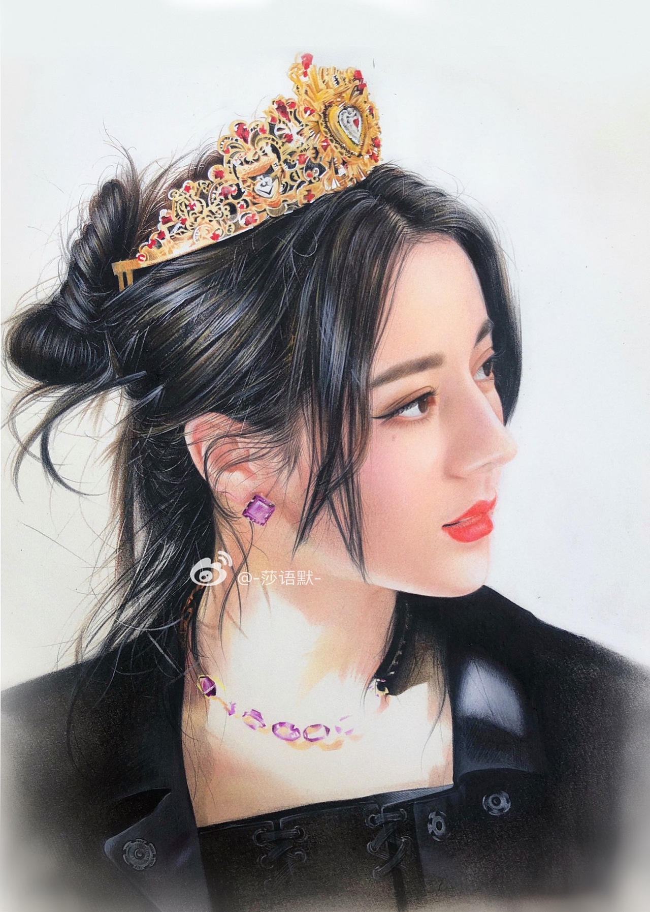 彩铅明星人物画合辑