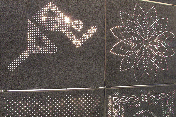 图形定制透光效果