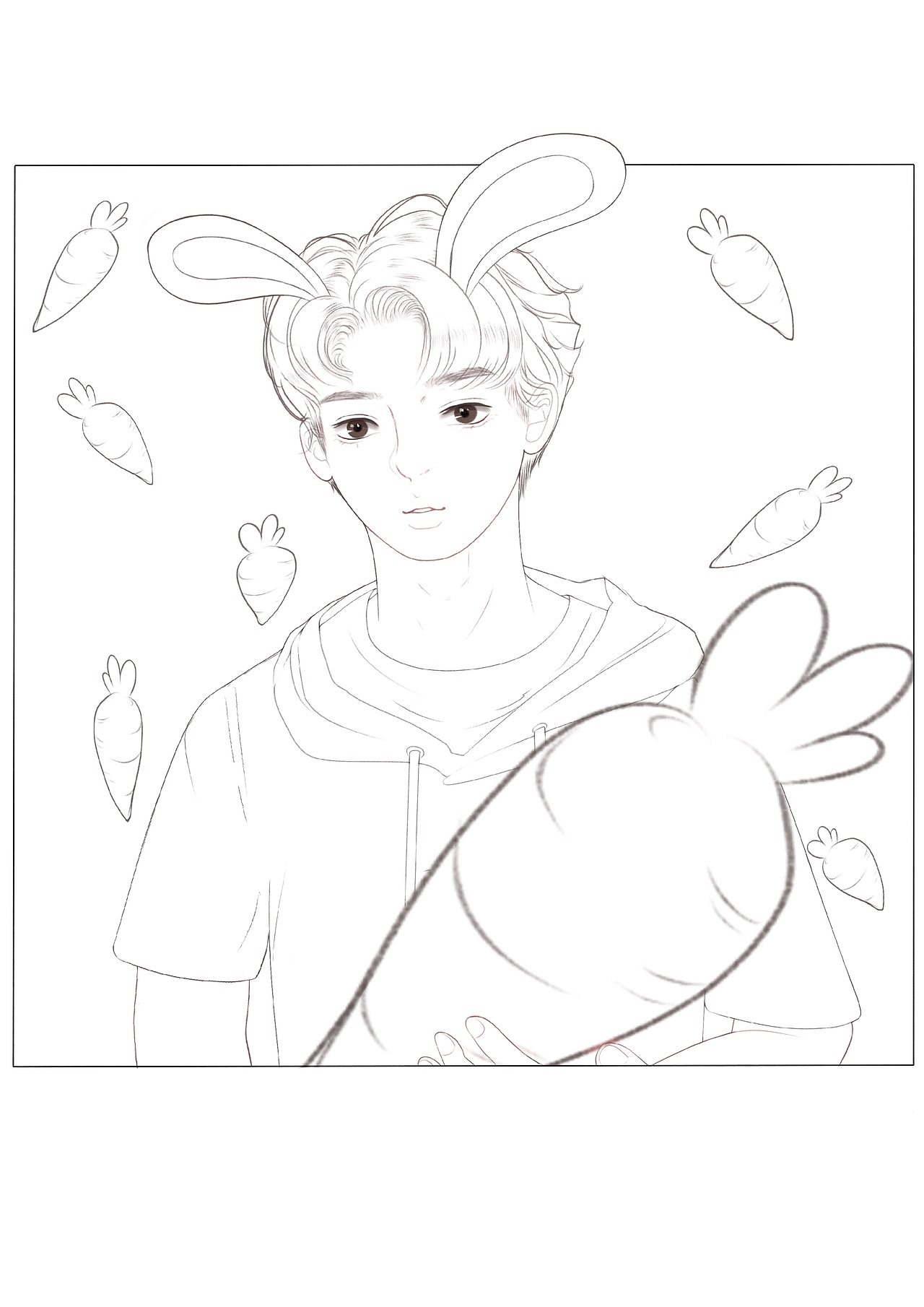 赢仔练习（图ZMjA0MDk1Mjcy） - 艺术插画 - 站酷设计师馨尹1994原创素材 - 站酷ZCOOL