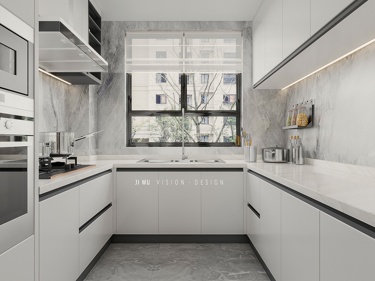 【搬砖】一套现代效果图表现