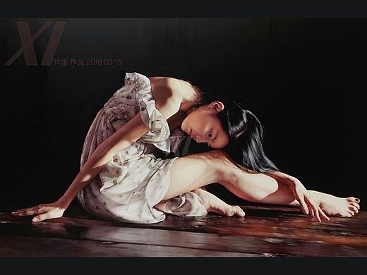 晨-祥雷彩铅作品