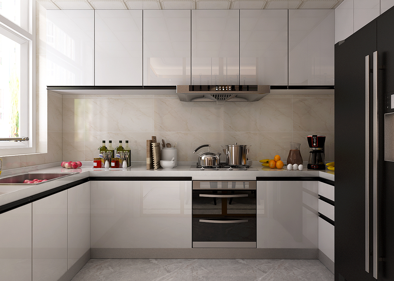 【保定金舍装饰】未来花郡137平港式轻奢风格效果图