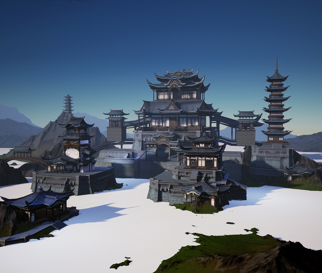 游戏场景主城ue4制作教程