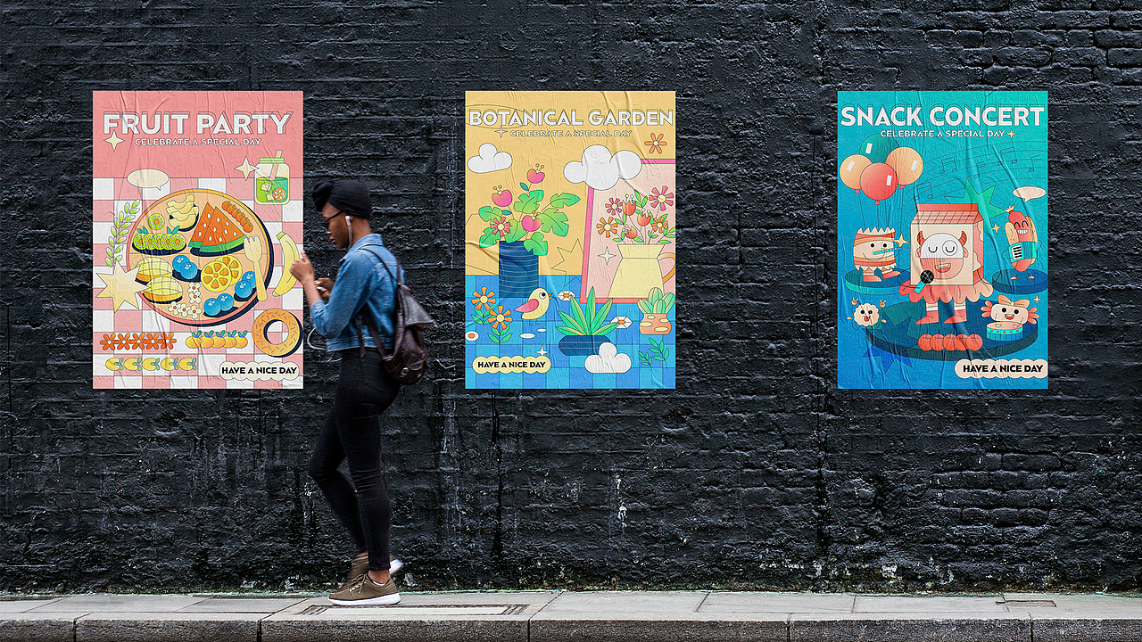 插画求职作品集