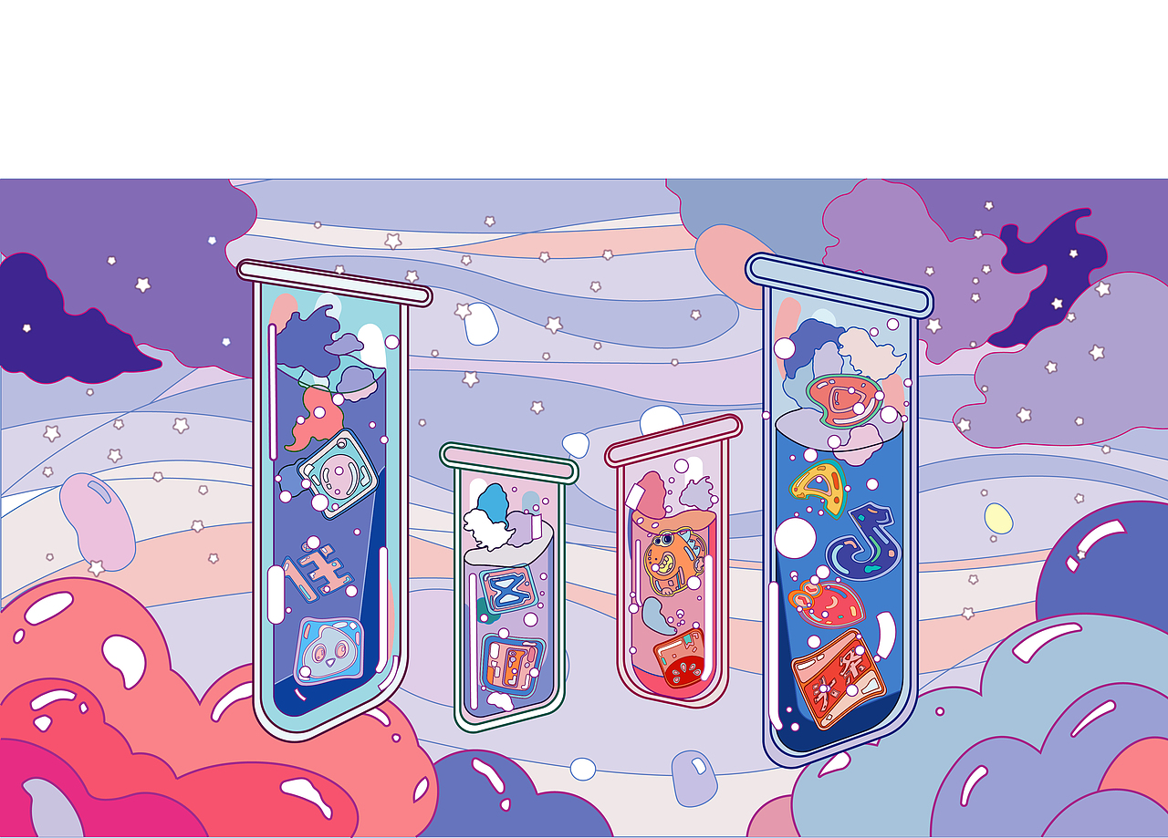 《字节跳动-奇妙反应》（图ZMjI0MjQwNzY0） - 海报 - 站酷设计师真鹤Andrew原创素材 - 站酷ZCOOL