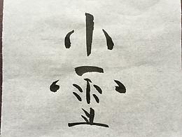 手写手笔字体   --小雪