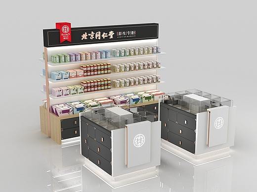 同仁堂 专柜效果图
